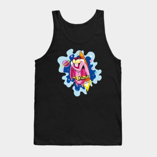 Astronaut Rabbit Outer Space Tank Top